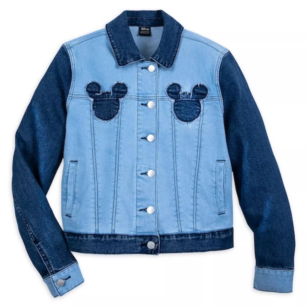 NWT Disney By Her Universe Mickey Mouse Denim Jacket SZ-2X - Picture 4 of 16